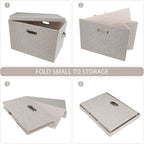 Large Quart Collapsible Stackable Storage Bins - Image 4