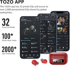TOZO NC9 Hybrid Active Noise Cancelling Wireless Earbuds, 6 Mics ENC Clear Call - Image 6