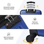 Merax Luggage sets of 3 Piece Carry on Luggage Airline Approved, Hard Case - Image 3
