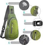 TITECOUGO Small Sling Bag, Lightweight Crossbody Backpack - Image 5