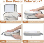 8 Set/6 Set/4 Set Compression Packing Cubes - Image 6