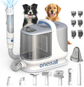oneisall Dog Grooming Vacuum, 13000Pa Powerful 3L Dust Cup Pet Vacuum with Clippers & Shedding Brush 7 in 1 Dog Grooming Kit, 3L Dust Cup, Super Quiet, 3 Suction Levels, BM3