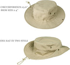 Sun Hats for Men Women Boonie Hat Foldable Fishing Hat UPF 50+ Bucket Hat for - Image 2