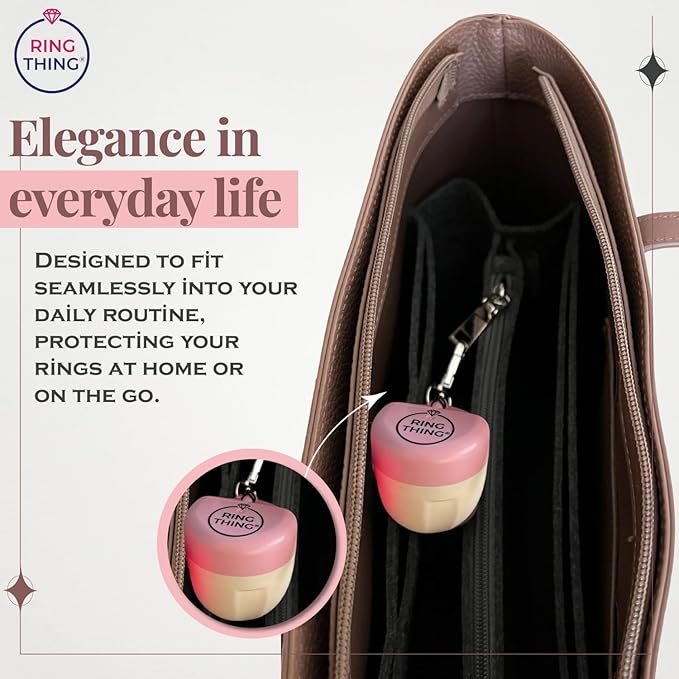RING THING - Ring Holder Keychain, Jewelry Organizer and Storage, Portable - Image 5