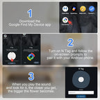 Bluetooth Tracker for Android, 2 Pack Item Finder Work - Image 6