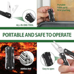 NexTool Mini Sailor S11 Keychain Multitool, 11-in-1 Compact EDC Pliers - Image 4
