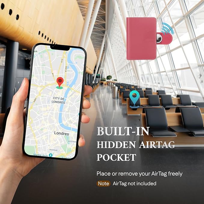 ALLIVE Rfid Passport Holder for Travel, Rfid Passport Cover Wallet, Genuine - Image 4