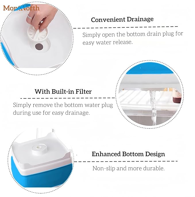 Collapsible Wash Basin 9L, Foldable Dish Tub - Image 6