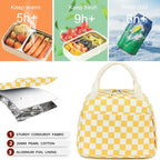 Bluboon Lunch Box for Women men Insulated Cute Corduroy Lunch bag, Reusable - Image 2
