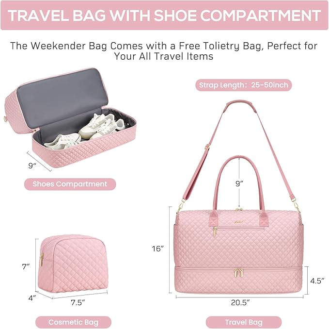 Travel Weekender Bags for Women - Image 3