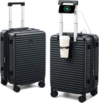 Hard Shell Suitcases Airline Approved 20 Inch Carry on Luggage by HanTrip