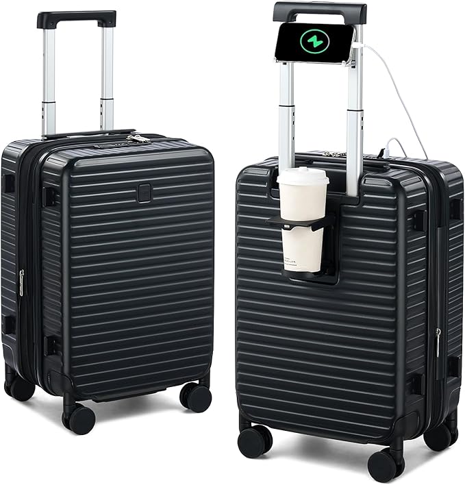 Hard Shell Suitcases Airline Approved 20 Inch Carry on Luggage by HanTrip