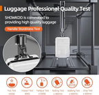 SHOWKOO Luggage Sets Expandable PC+ABS Durable Suitcase Sets Double Wheels TSA - Image 7