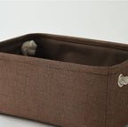 TheWarmHome Small Fabric Canvas Storage Bin - Image 7