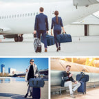 Large Garment Bag for Travel, Bukere Convertible Suit Travel Garment Duffel Bag - Image 8