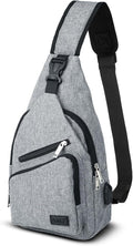 AMJ Crossbody Sling Bag Men Women, Casual Shoulder Backpack, Chest Daypack by AMJ