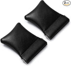 2 Pack PU Leather Slim Engagement Wedding Ring Pouch Leather Jewelry Pouch by Woodten