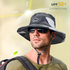 Sun Hats for Men Women Fishing Hat UPF 50+ Breathable Wide Brim Summer UV - Image 6