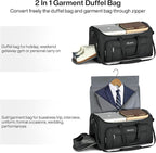 MILADA Convertible 2-in-1 Garment Duffel Weekender Bag Carry On Garment Bags - Image 8