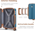 imiomo Luggage Sets 3 Piece, Expandable Hardside Suitcase Set - Image 3