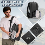 RAINSMORE Camera Backpack Hard Shell - Image 3