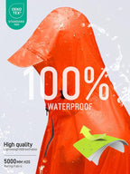 SaphiRose Hooded Rain Poncho Waterproof Raincoat Jacket - Image 3