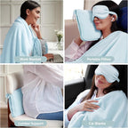 Travel Blanket, 3-in-1 Ultra-Soft, Warm & Lightweight Travel Blanket Airplane - Image 6