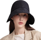 Linen Victorian Bonnet Hat Sun Cap, Foldable Summer Visor | New Katy by WhiteSandsMoja