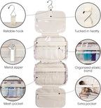 Travel Toiletry Bag for Women Large Hanging Makeup Bag Organizer Toiletries Bag - Image 7