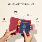 ALLIVE Rfid Passport Holder for Travel, Rfid Passport Cover Wallet, Genuine - Image 6