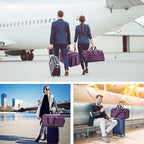 Large Garment Bag for Travel, Bukere Convertible Suit Travel Garment Duffel Bag - Image 8