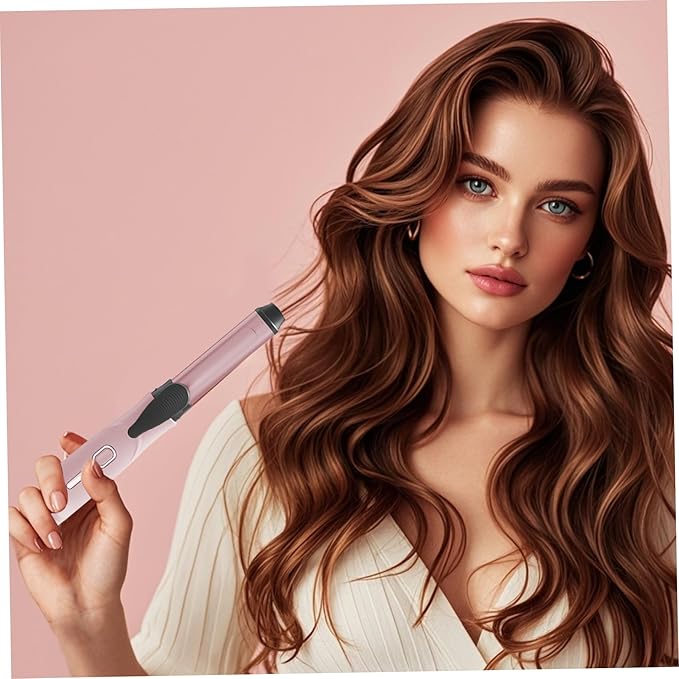 Curling Iron, Rechargeable Wireless Mini Travel Size Curling Wand with 3 Temperature Settings, Styling Tools & Appliances for Short Hair Styling