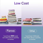 Lavender Laundry Detergent Sheets Travel Eco-friendly 300 Loads Fisroa Clothes - Image 6