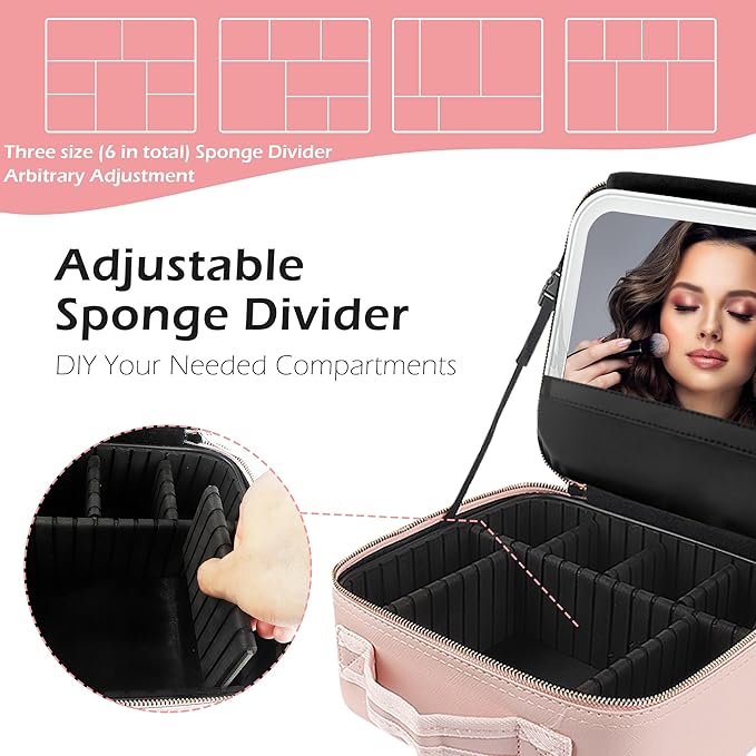 MOMIRA Travel Makeup Bag Cosmetic Bag - Image 6