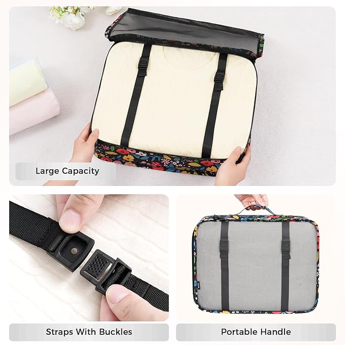 BAGAIL 8 Set Packing Cubes Luggage Packing Organizer Bags - Image 6