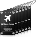 6 Pack Personalized Luggage Tags by Unknown