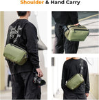 K&F Concept 2 in 1 Sling Bag Everyday Shoulder Bag & Multifunction Photography - Image 6