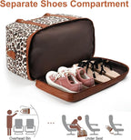 Weekender Bag for Women Canvas Overnight Bag Large Travel Tote Bag Carry on - Image 3