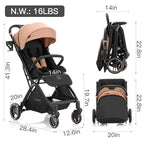 Gravity Folding Baby Stroller - Image 9