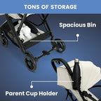 Delta Children Icon Ultra Compact Lightweight Everyday & Travel Stroller - Image 7