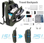 Backpack for Men Slim & Expandable Travel Laptop Backpack - Image 3