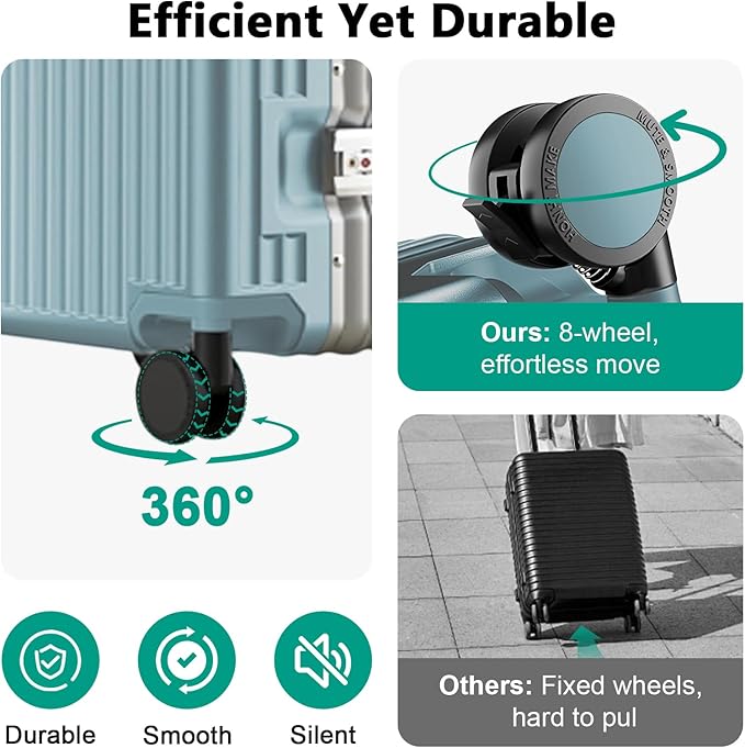 Hard Shell Luggage 20 Inch Travel Luggage, Carry-On Luggage Spinner TSA - Image 5