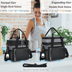 Insulated Lunch Bag Women & Men | Large Adult Lunch Box | Double-Layer Reusable - Image 5