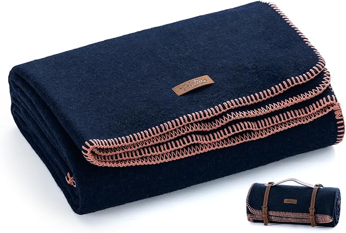 100% Wool Blanket, Military Wool Blanket, Sporting Events, Survival Kits - Image 8