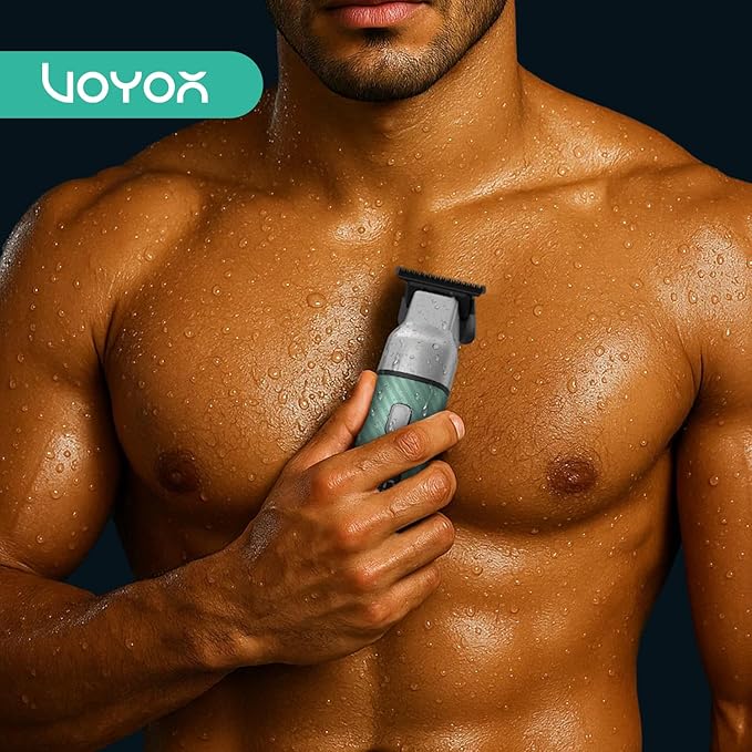 VOYOR Body Hair Trimmer for Men, Electric Razor, Versatile Groin & Body Trimmer - Image 7