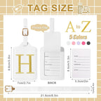Personalized Initial Luggage Tags - Image 2