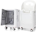 20 Inch Ride on Luggage with Seat by Bulyoou