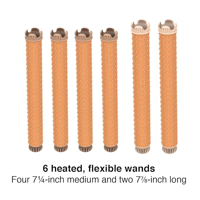 Conair HS70BL Bun-2-Done, Blonde, 6 Wands (4 - 7 1/4-inch and 2- 7 1/2-inch wands )