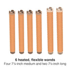 Conair HS70BL Bun-2-Done, Blonde, 6 Wands (4 - 7 1/4-inch and 2- 7 1/2-inch wands )