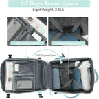 Hanples Large Travel Backpack for Women as Person Item Flight Approved - Image 8